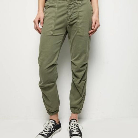 COPY - Nili Lotan crop French Military pant  with tape - Picture 1 of 6